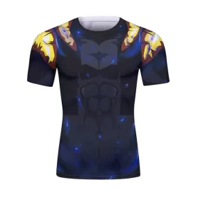 Dragon Ball Z 'Super Saiyan Blue | Onyx Gogeta' Short Sleeve Elite Rashguard