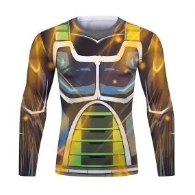 Dragon Ball Z 'Super Saiyan Onyx Bardock' Long Sleeve Elite Rashguard