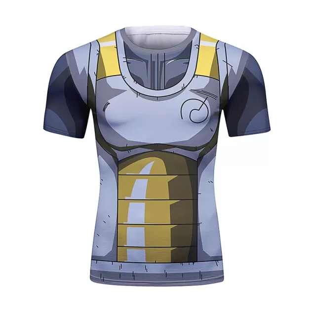 Dragon Ball Z 'Vegeta Resurrection F' Short Sleeve Elite Rashguard