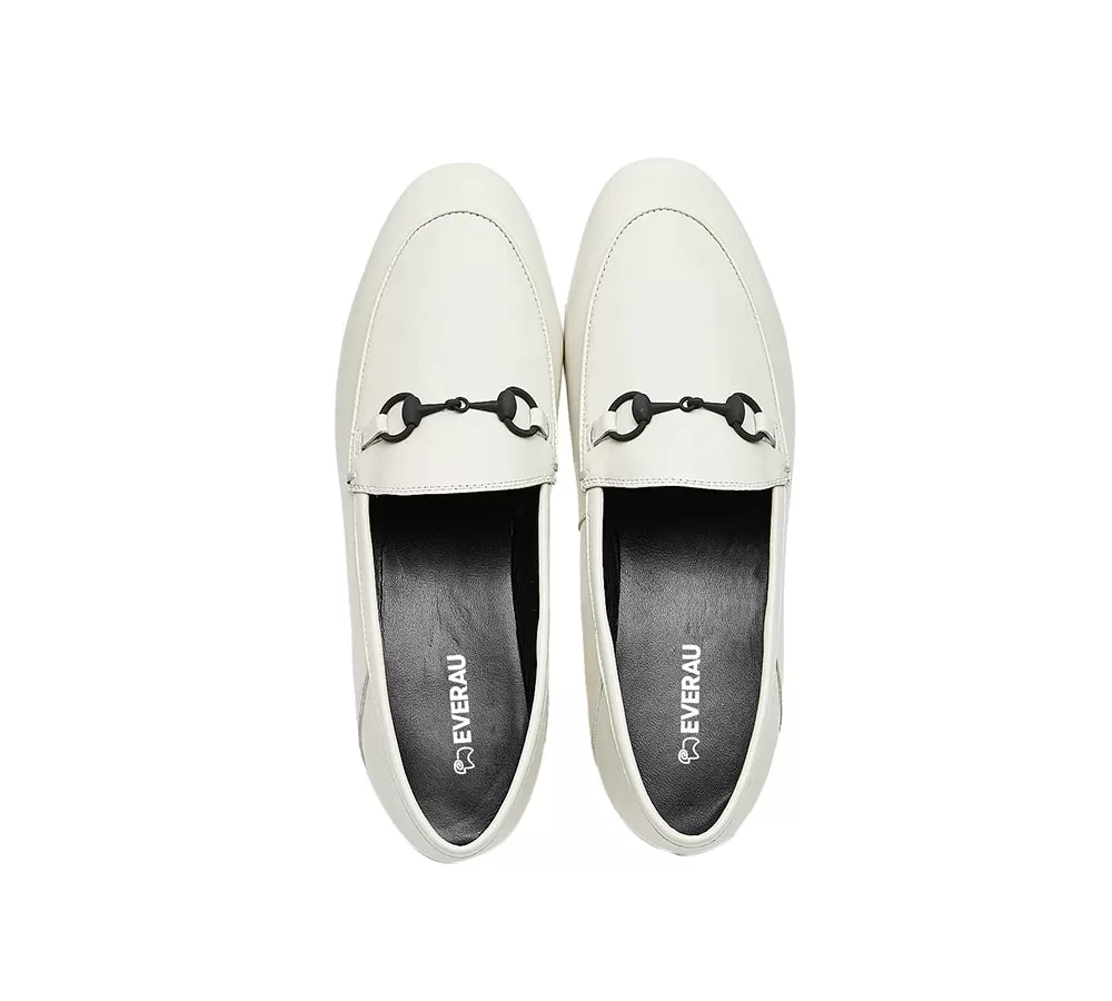 EVERAU Leather Loafer Women Layla