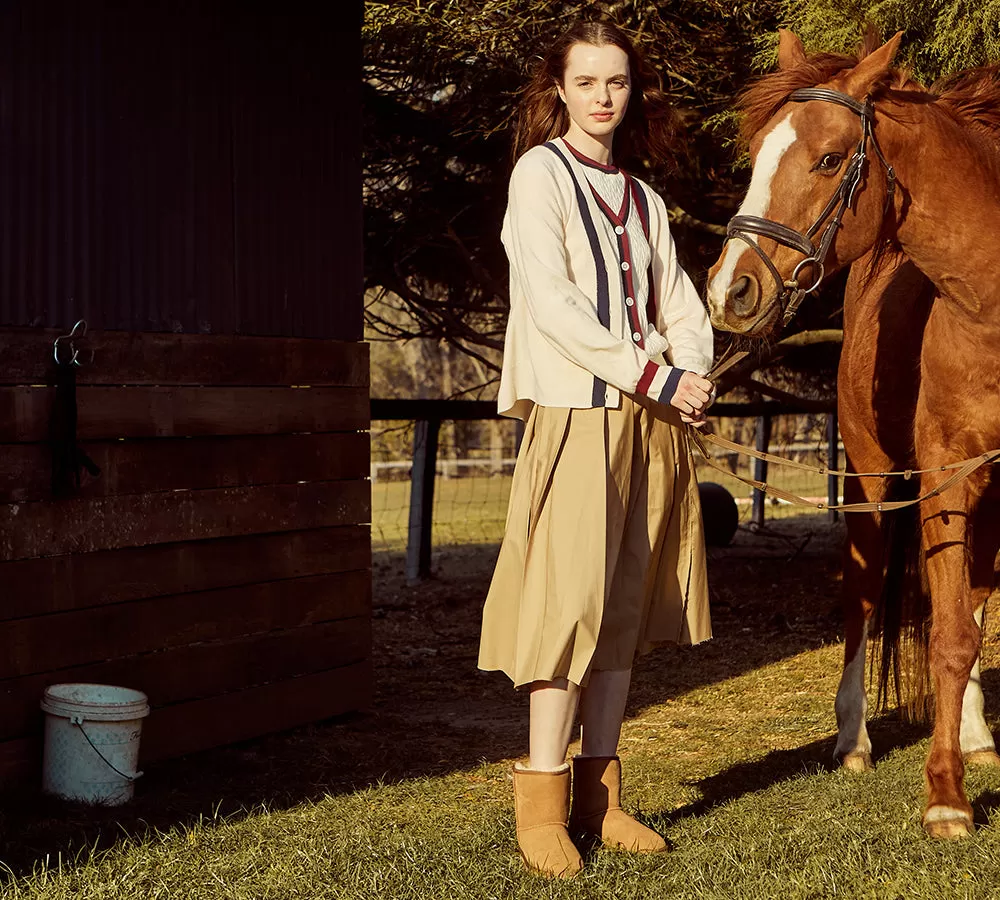 EVERAU Short Classic Sheepskin Boots