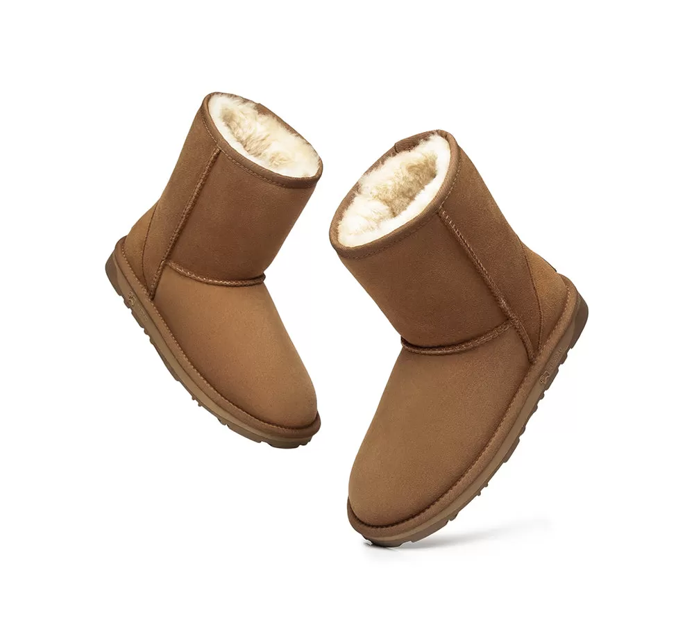 EVERAU Short Classic Sheepskin Boots