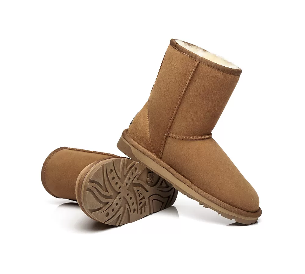 EVERAU Short Classic Sheepskin Boots