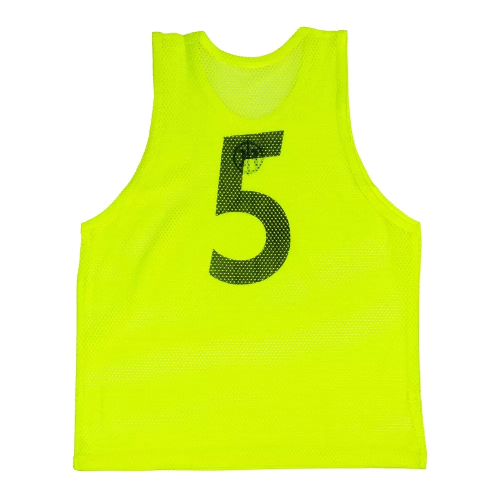 FC Mesh Numbered Training Bib Set - Youth (Yellow)