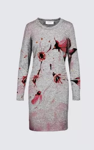 Floral Embosses: Pictorial Cherry Blossoms 01-02 Designer Sophia Dress