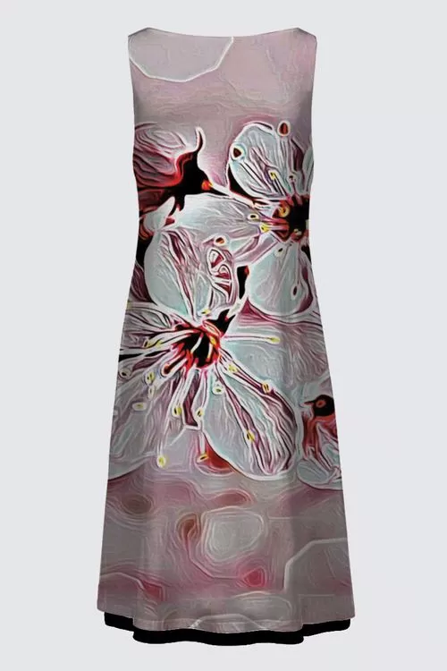 Floral Embosses: Pictorial Cherry Blossoms 01-03 Designer Kate Dress