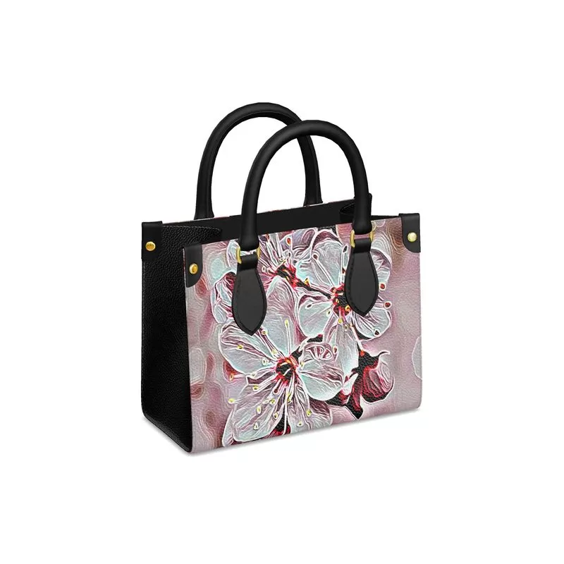 Floral Embosses: Pictorial Cherry Blossoms 01-03 Designer Mini Bonchurch Shopper Bag