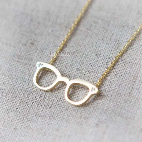 Geek Chic Glasses Necklace