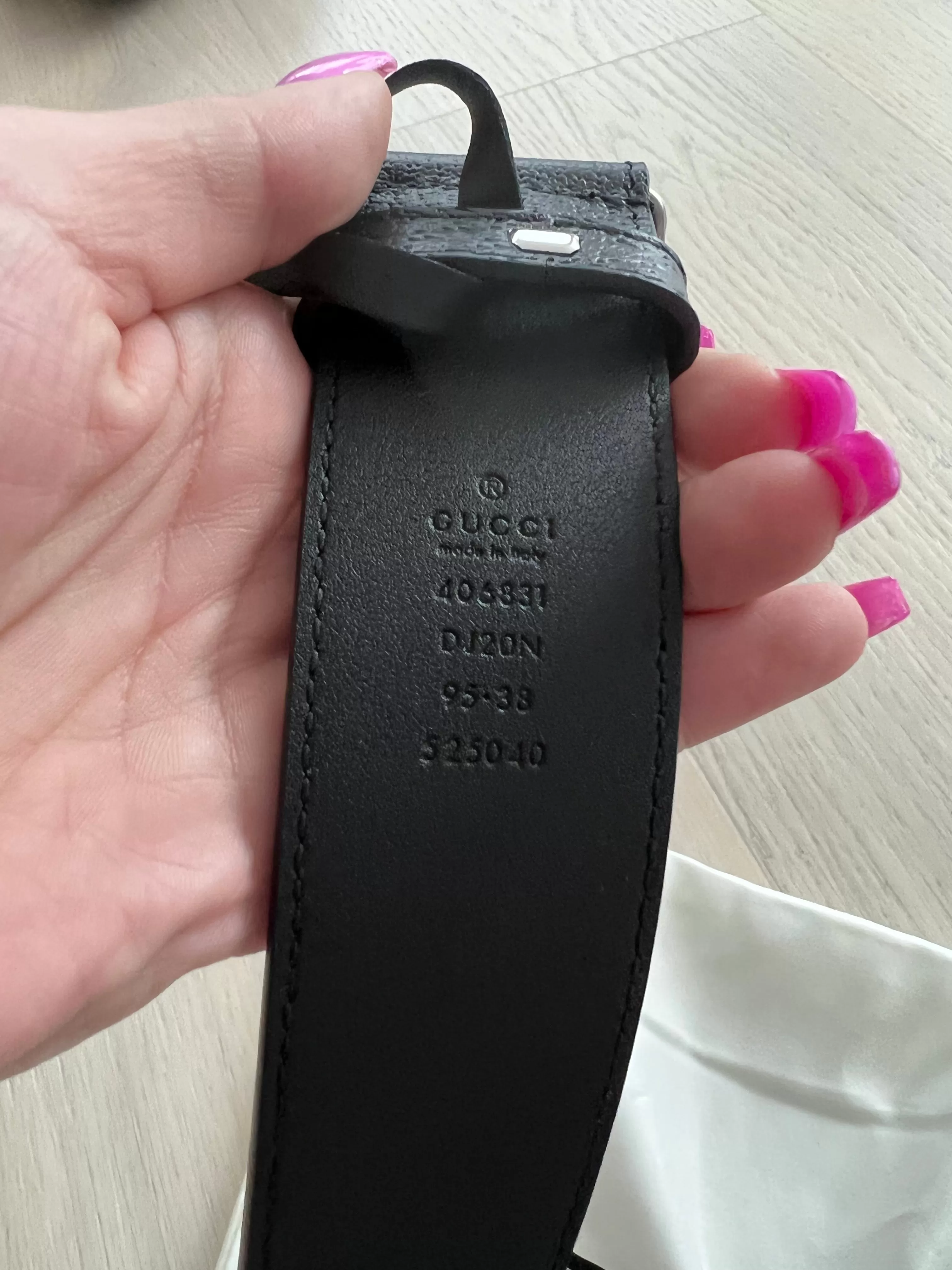 Gucci Marmont GG belt