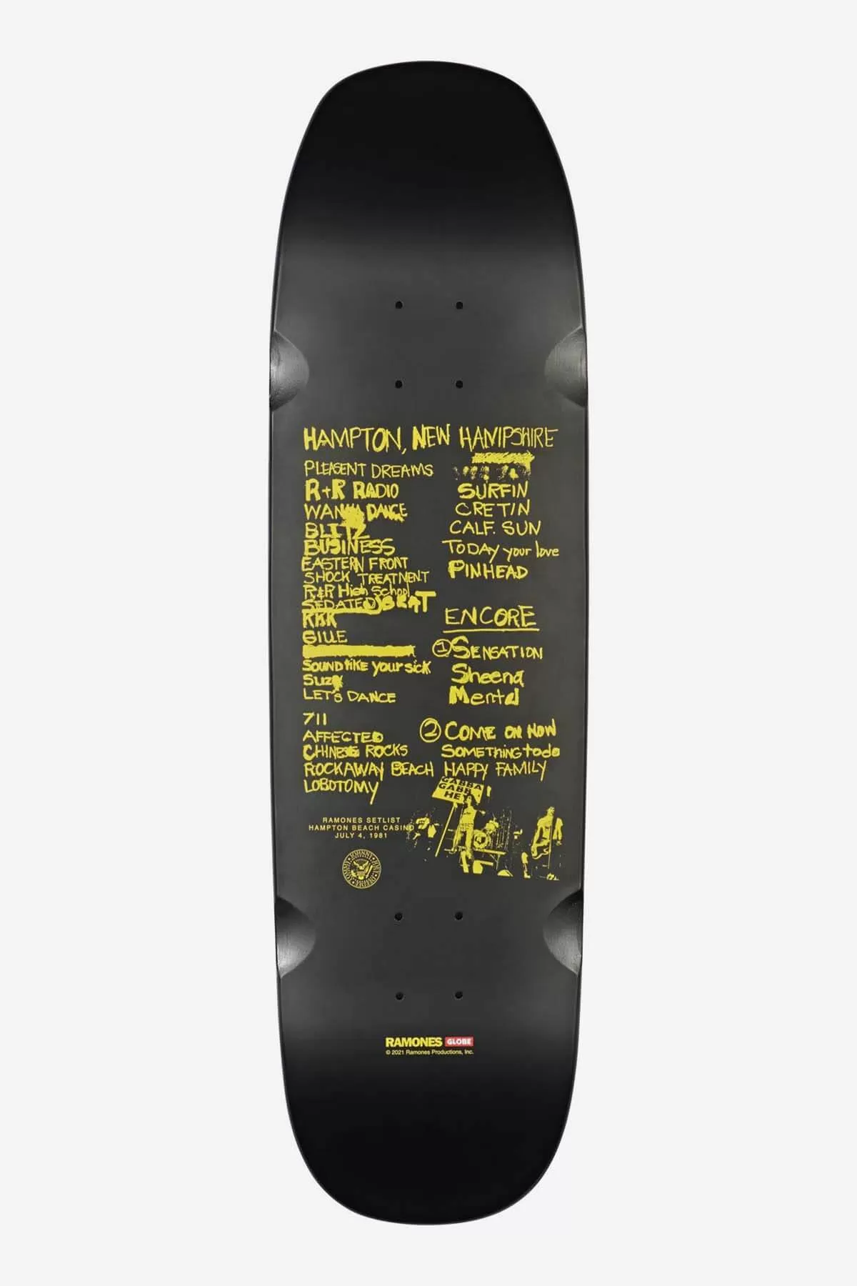 Hammer Deck - Ramones/HeyHo - 8.625 Skateboard Deck