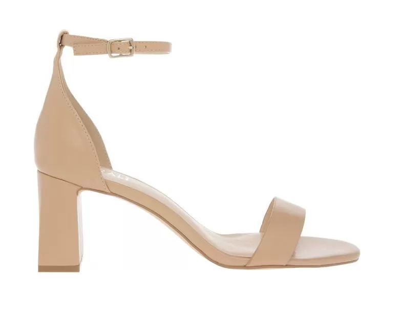 INDI BLOCK HEEL ANKLE STRAP