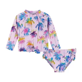 Infant Rashguard Set | Palm Tree Print