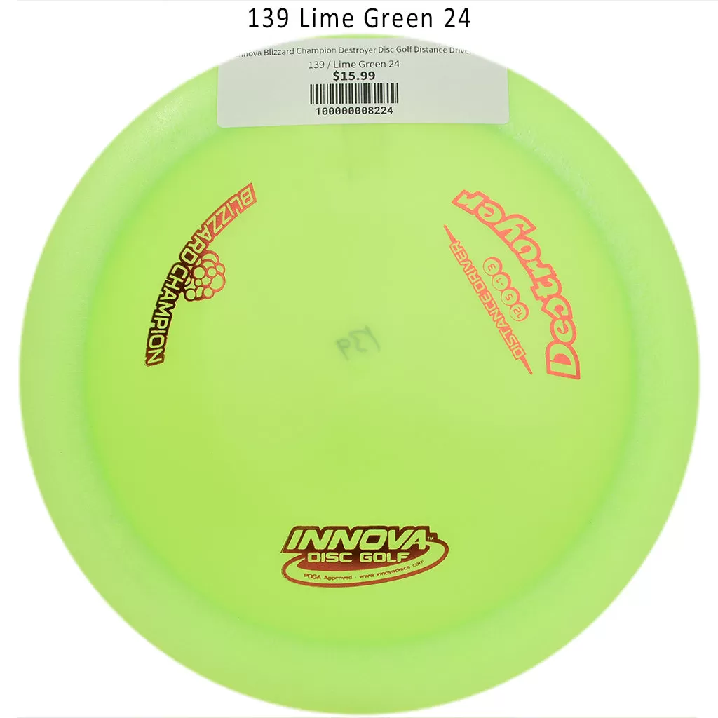 Innova Blizzard Champion Destroyer Disc Golf Distance Driver