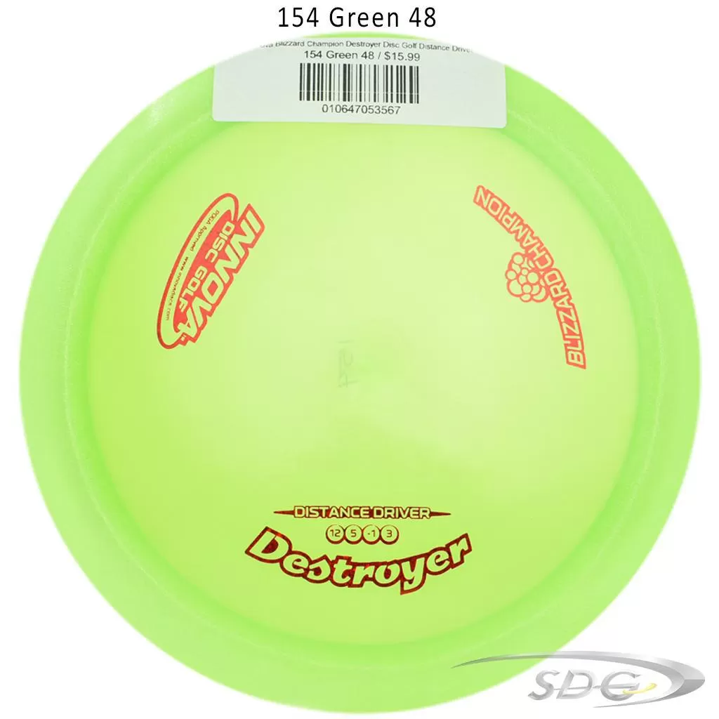 Innova Blizzard Champion Destroyer Disc Golf Distance Driver