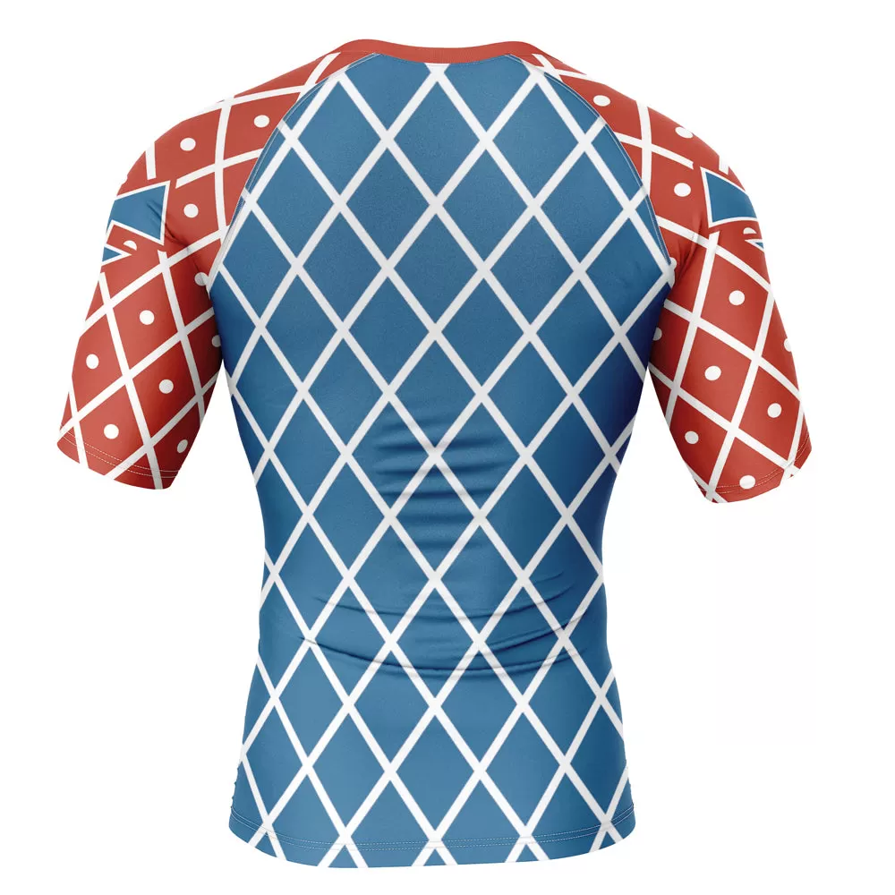 Jojo’s Bizarre Adventure 'Guido Mista' Short Sleeve Compression Rashguard