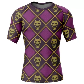 Jojo’s Bizarre Adventure 'Killer Queen Print' Short Sleeve Compression Rashguard