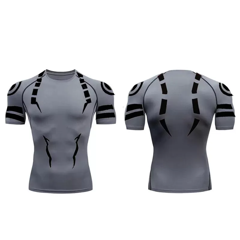 Jujutsu Kaisen 'Sukuna' Short Sleeve Compression Rashguard