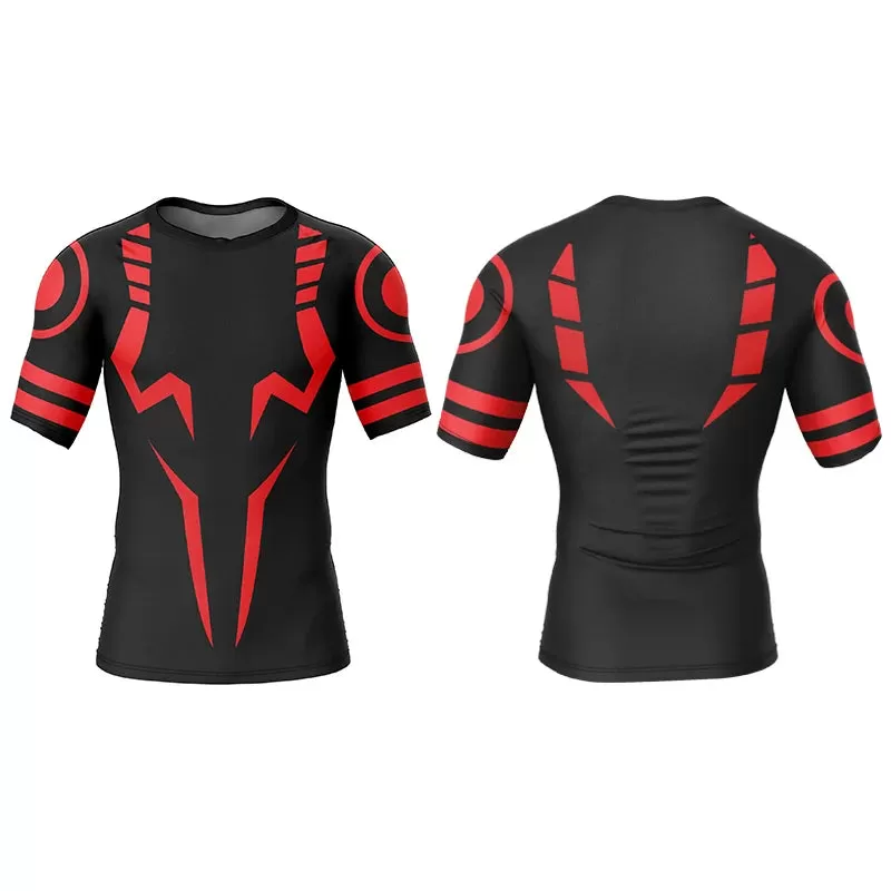 Jujutsu Kaisen 'Yuji' Short Sleeve Compression Rashguard