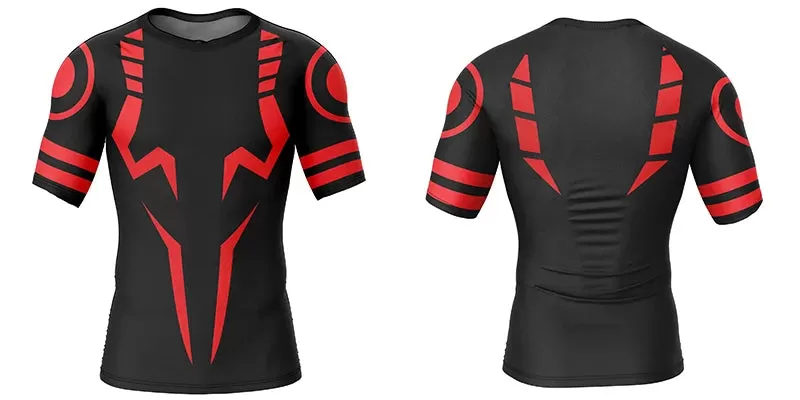 Jujutsu Kaisen 'Yuji' Short Sleeve Compression Rashguard