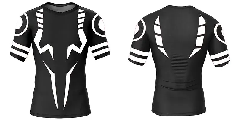 Jujutsu Kaisen 'Yuji' Short Sleeve Compression Rashguard