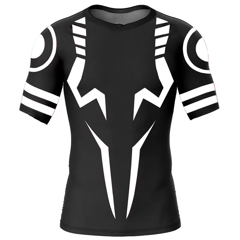 Jujutsu Kaisen 'Yuji' Short Sleeve Compression Rashguard