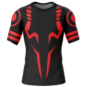 Jujutsu Kaisen 'Yuji' Short Sleeve Compression Rashguard