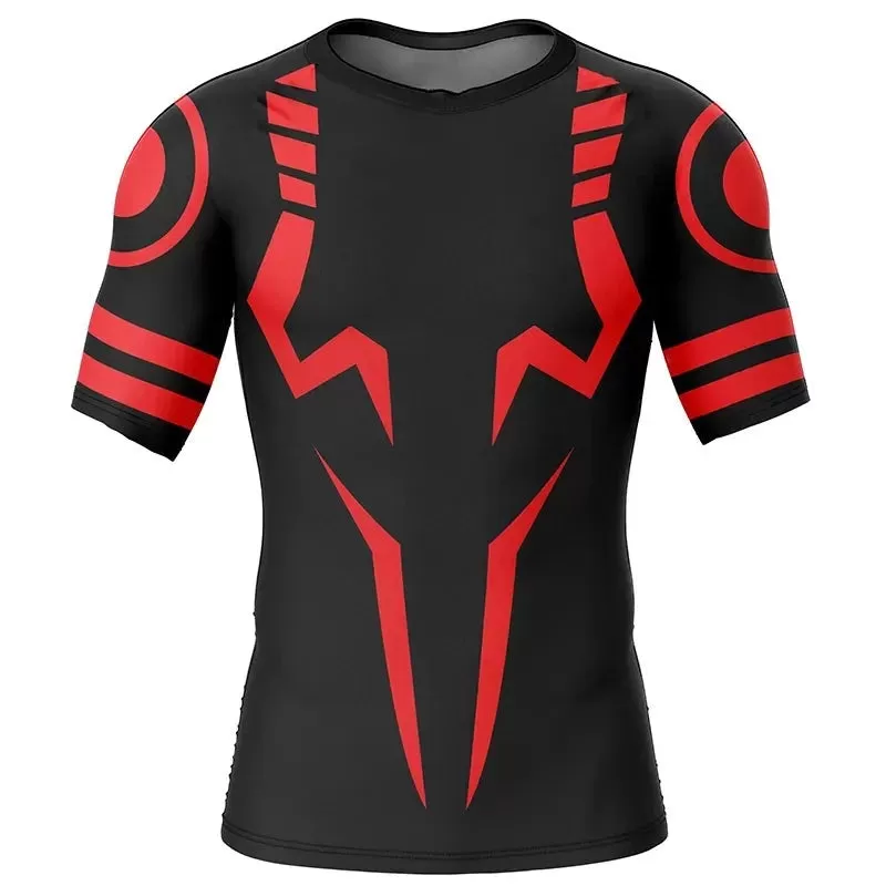 Jujutsu Kaisen 'Yuji' Short Sleeve Compression Rashguard