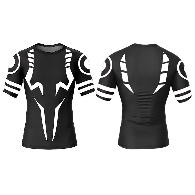 Jujutsu Kaisen 'Yuji' Short Sleeve Compression Rashguard