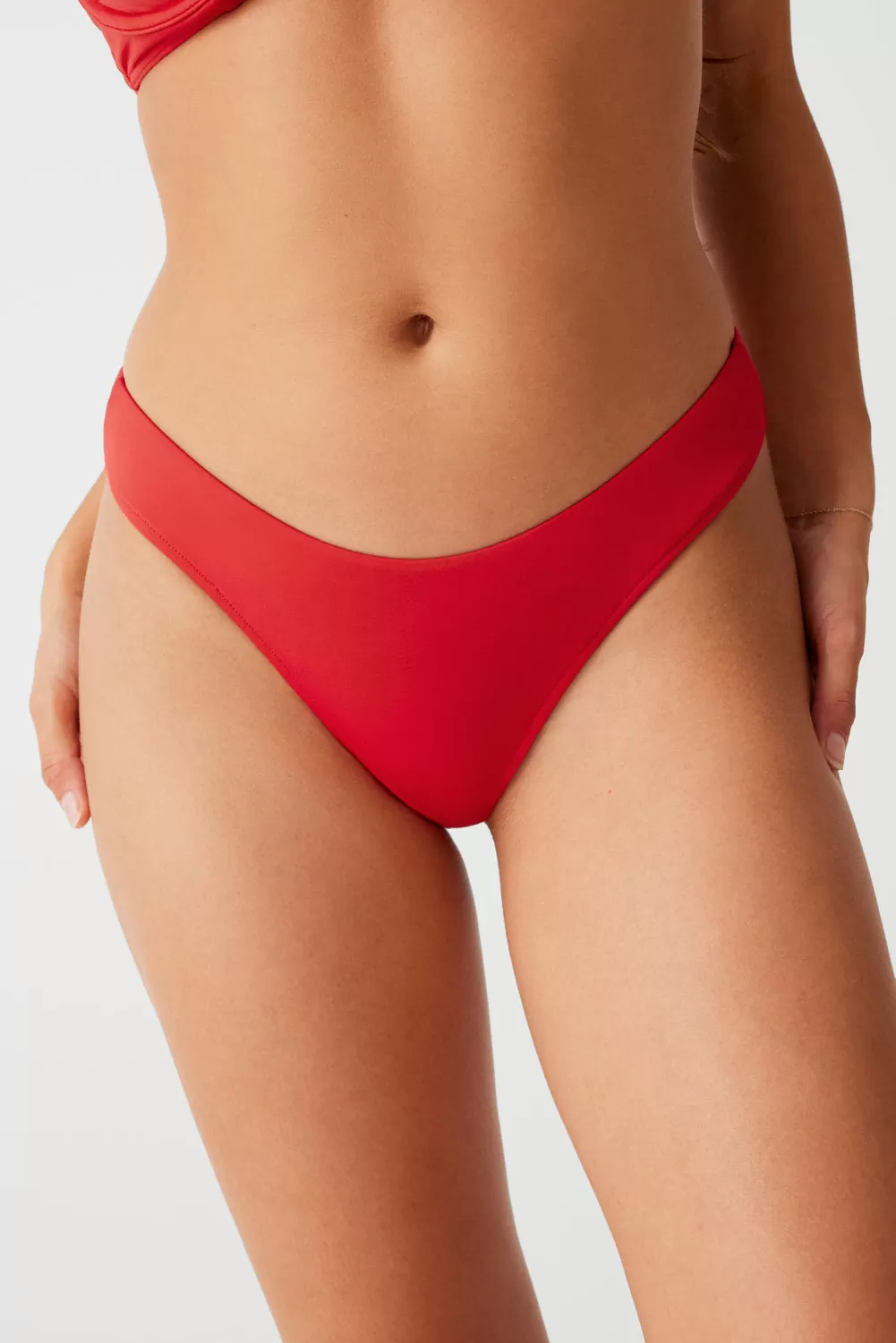 Katarina Cheeky Bikini Bottom - True Red