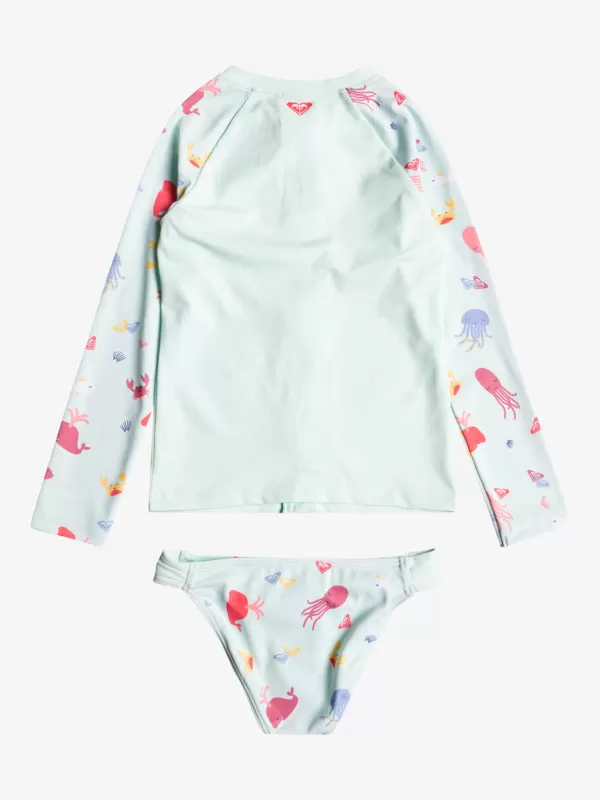 Kids Under The Ocean LS Zip Lycra S