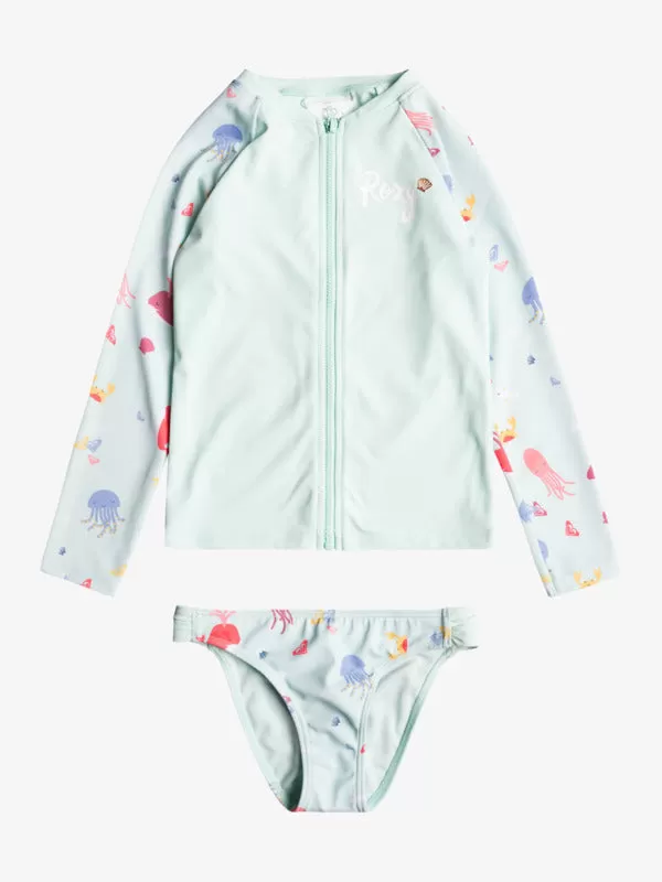 Kids Under The Ocean LS Zip Lycra S