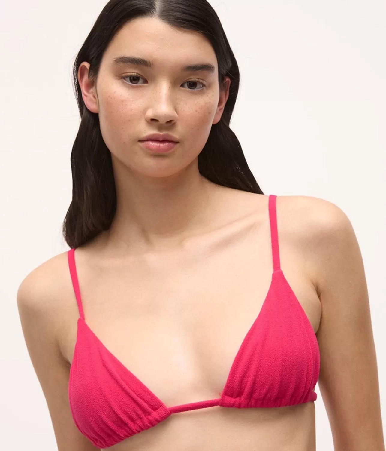 LILY STRING BIKINI TOP- PINK