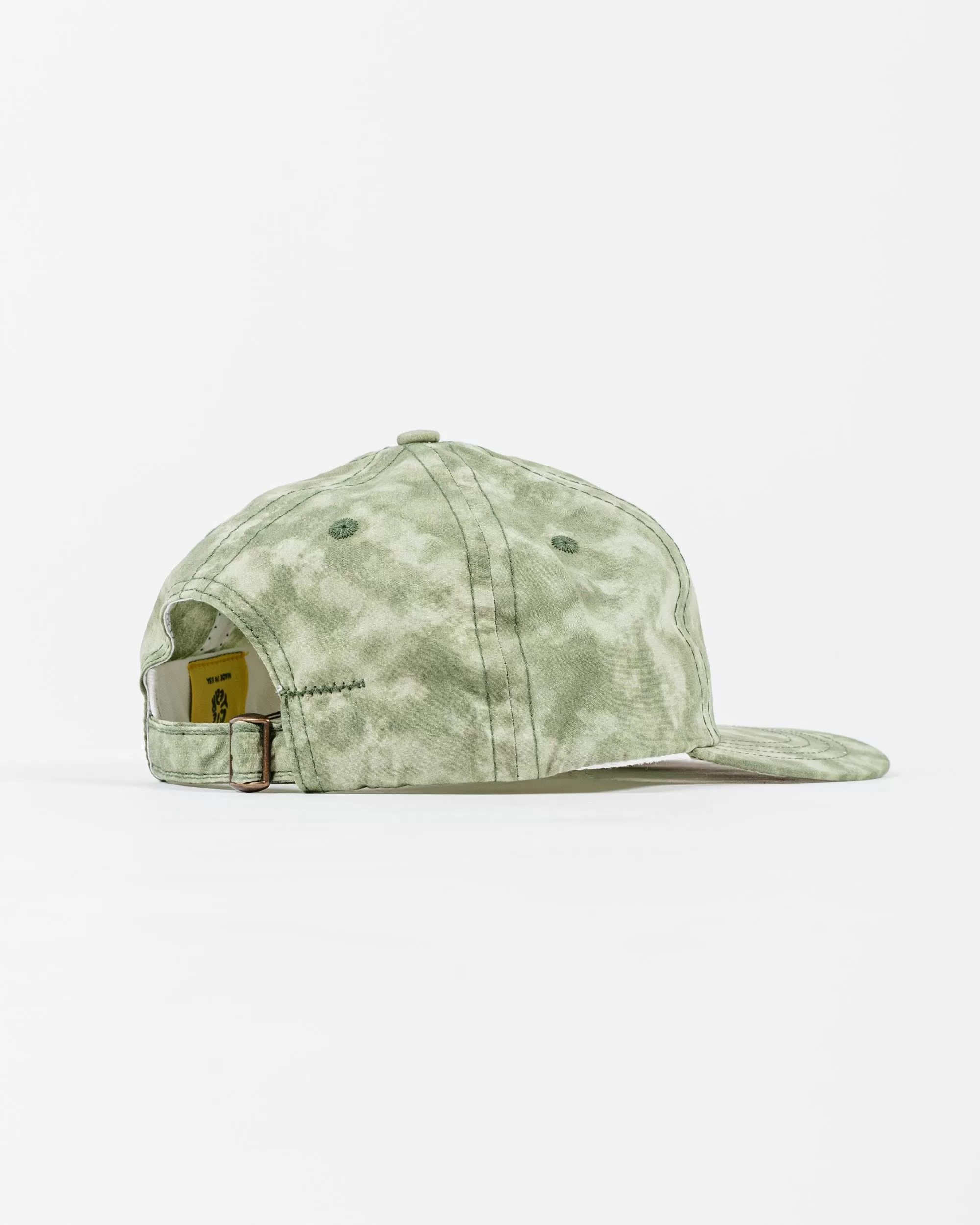 Lite Year Japanese Cotton Twill 6 Panel Cap Cloudy Green