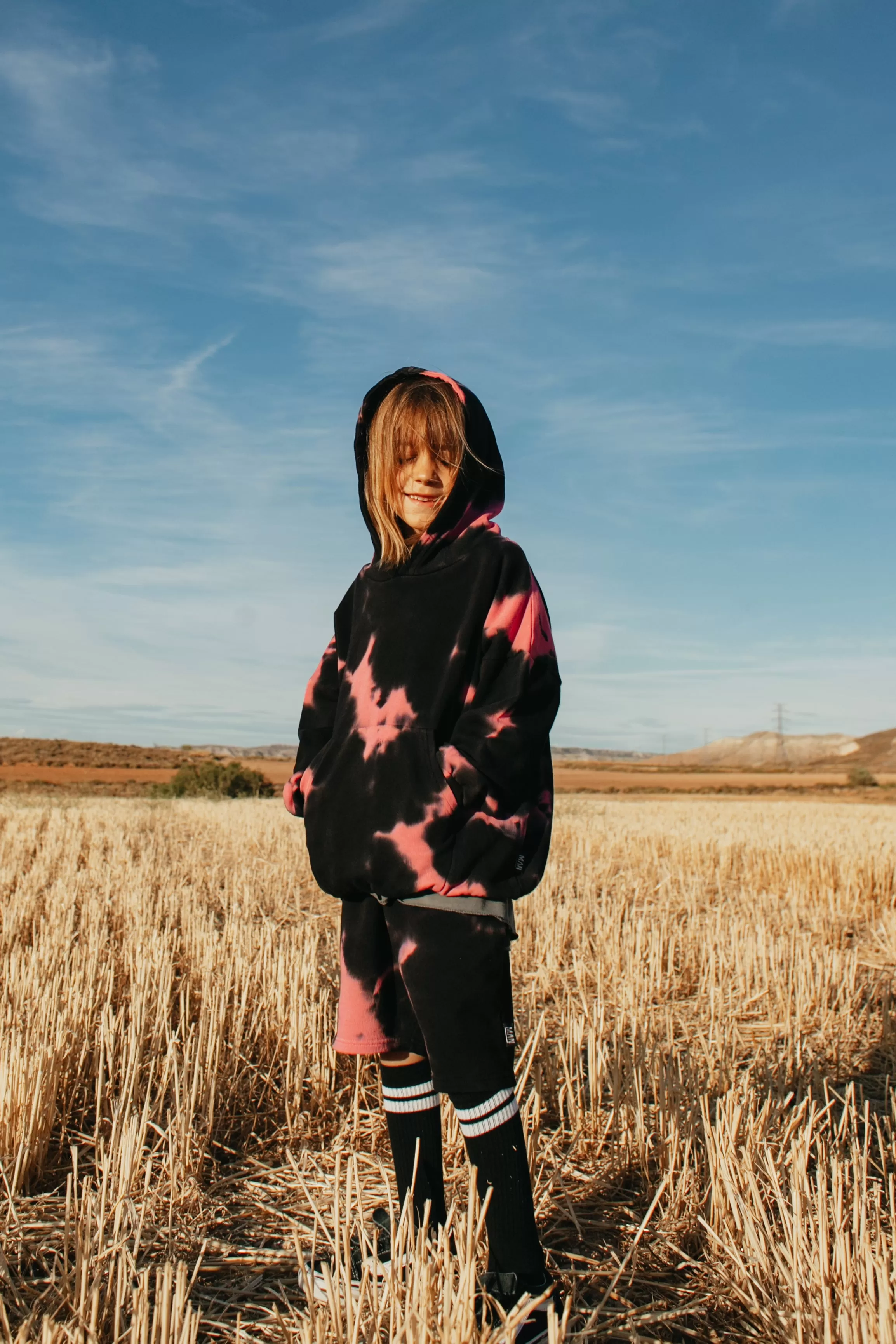 LMH Shocking PInk Tie Dye Hoodie