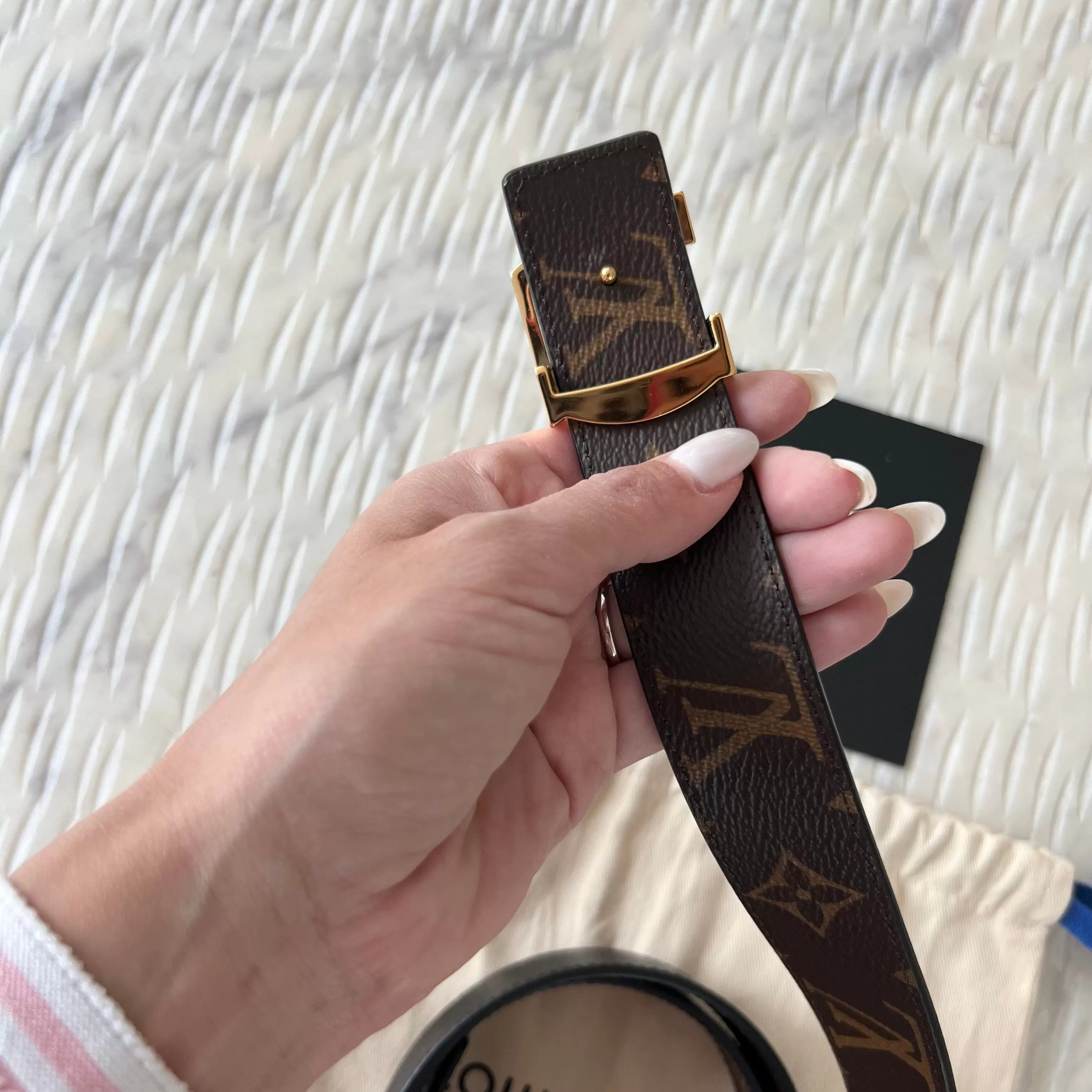 Louis Vuitton LV Initiales 30mm Reversible Belt