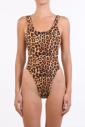 Luna One Piece Leopard-Black Reversible