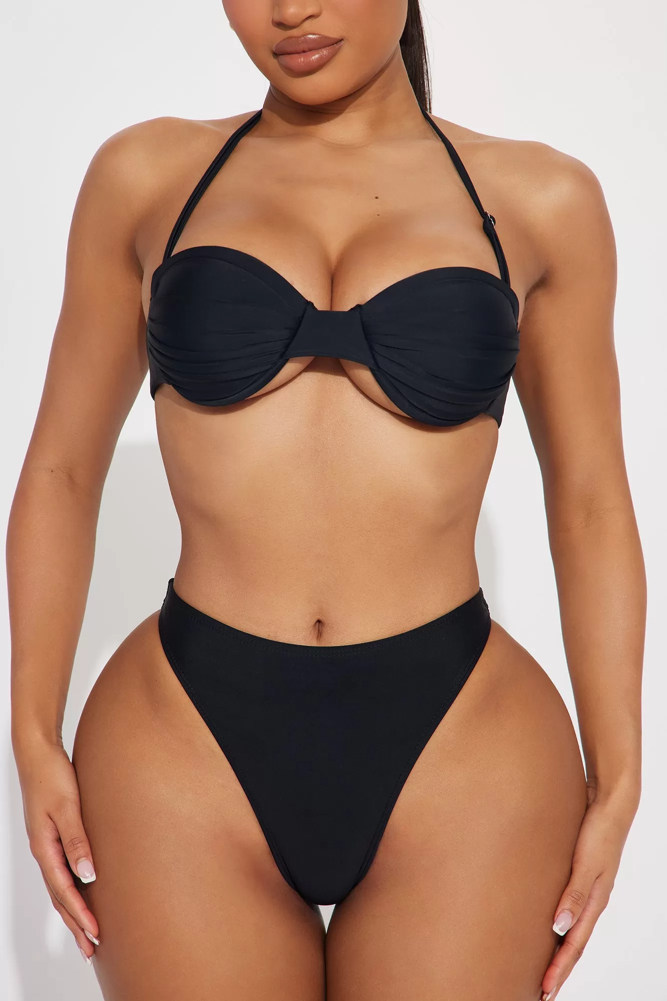 Mahahlia Bra Cup 2 Piece Bikini - Black