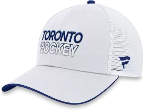 Maple Leafs Fanatics Men's 2023 Authentic Pro Rink Trucker Hat