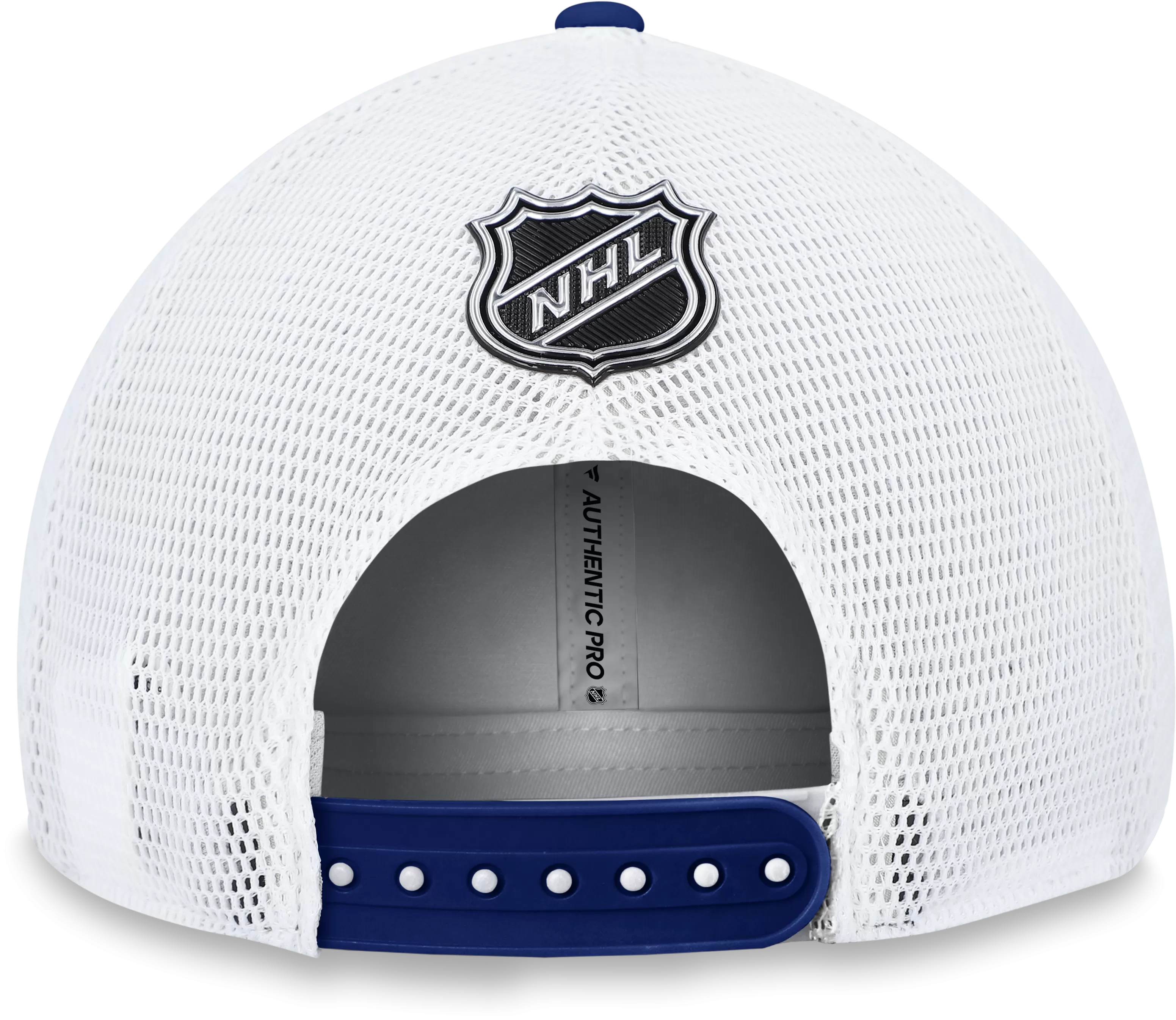 Maple Leafs Fanatics Men's 2023 Authentic Pro Rink Trucker Hat