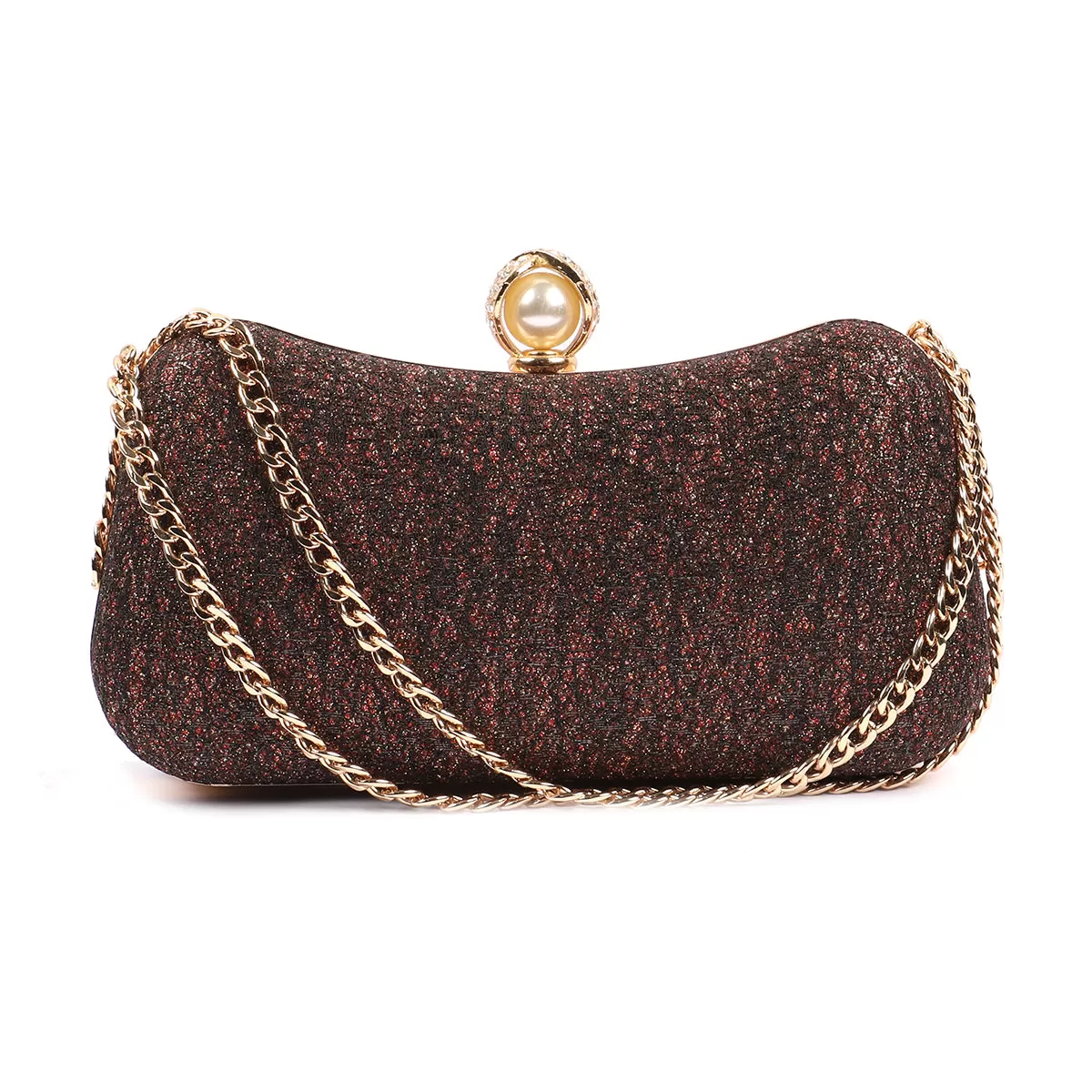 Maroon Fancy Clutch C20851