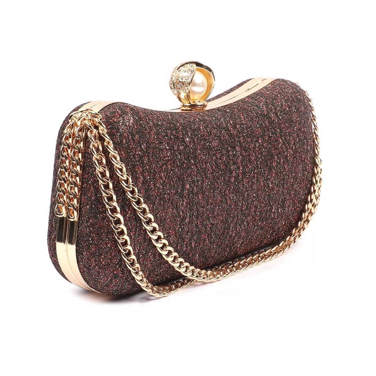 Maroon Fancy Clutch C20851