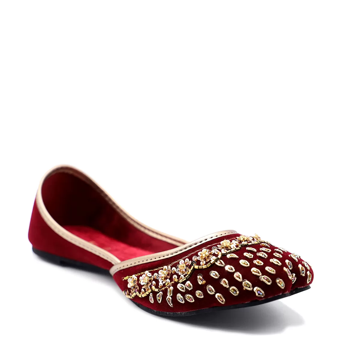 Maroon Fancy Khussa 094117