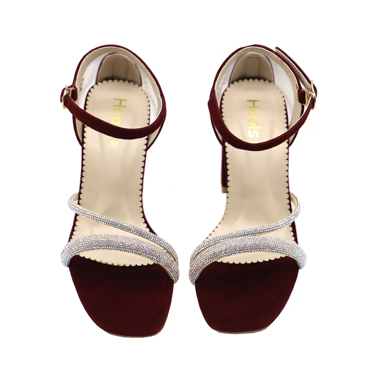 Maroon Fancy Sandal 066670