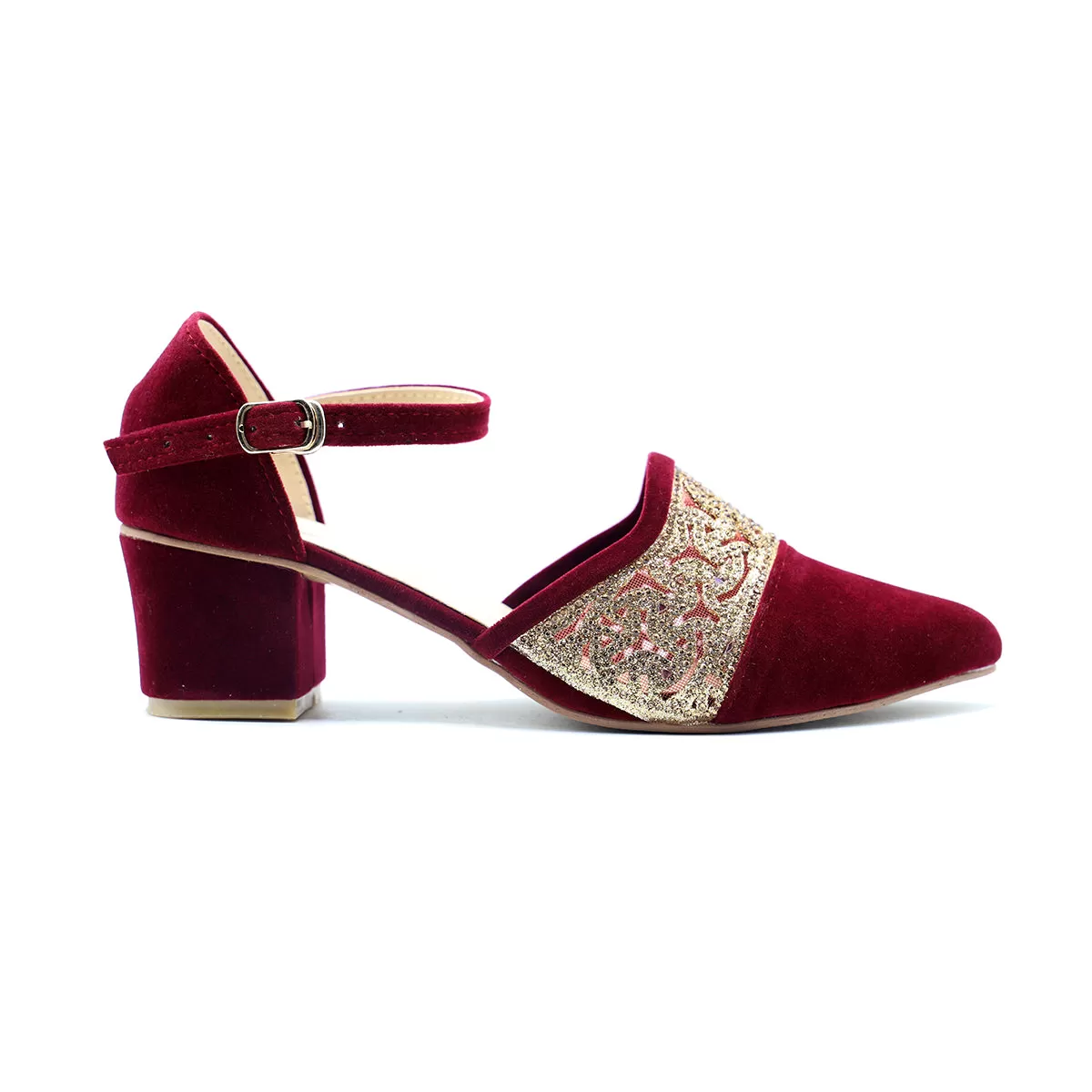 Maroon Fancy Sling Back 085482