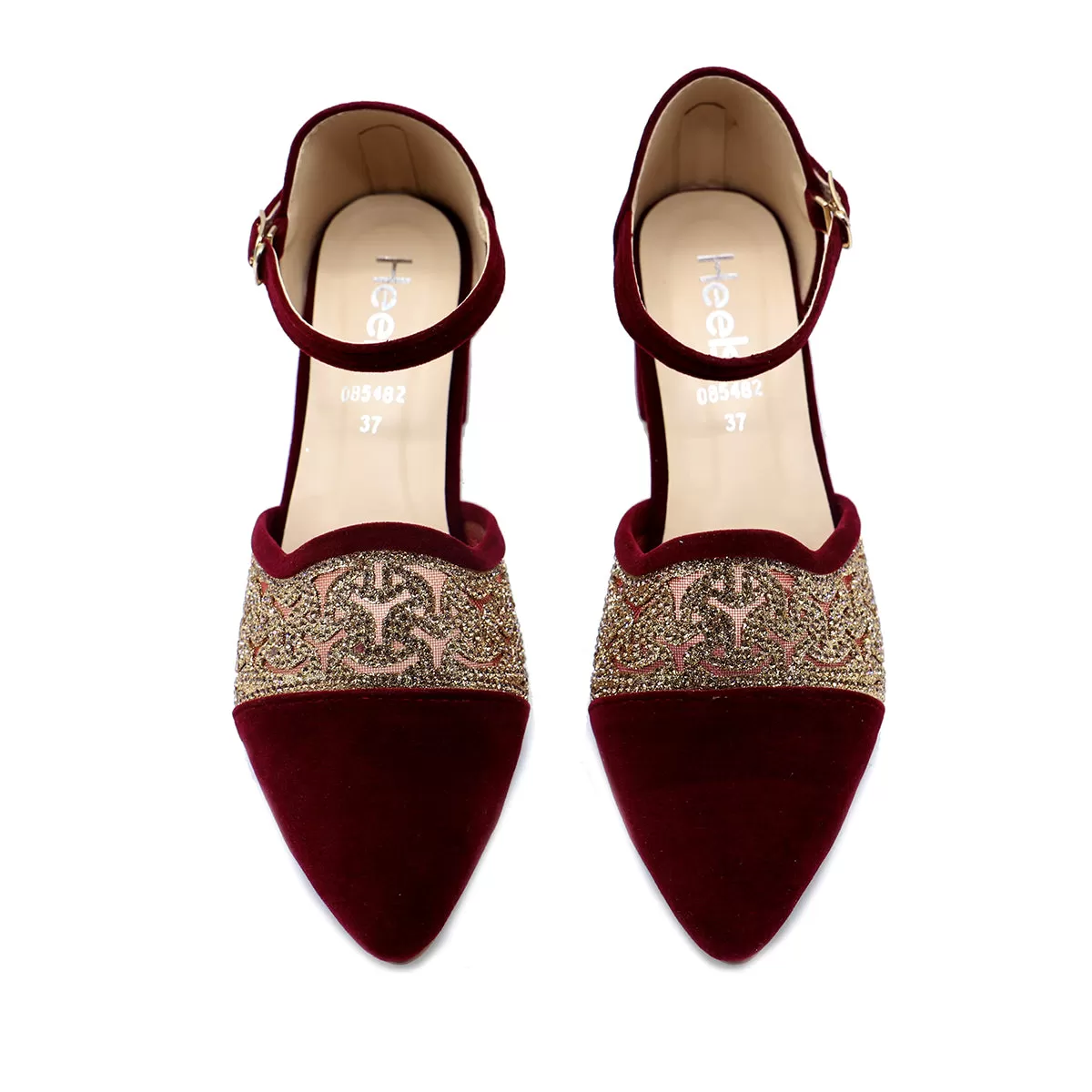 Maroon Fancy Sling Back 085482