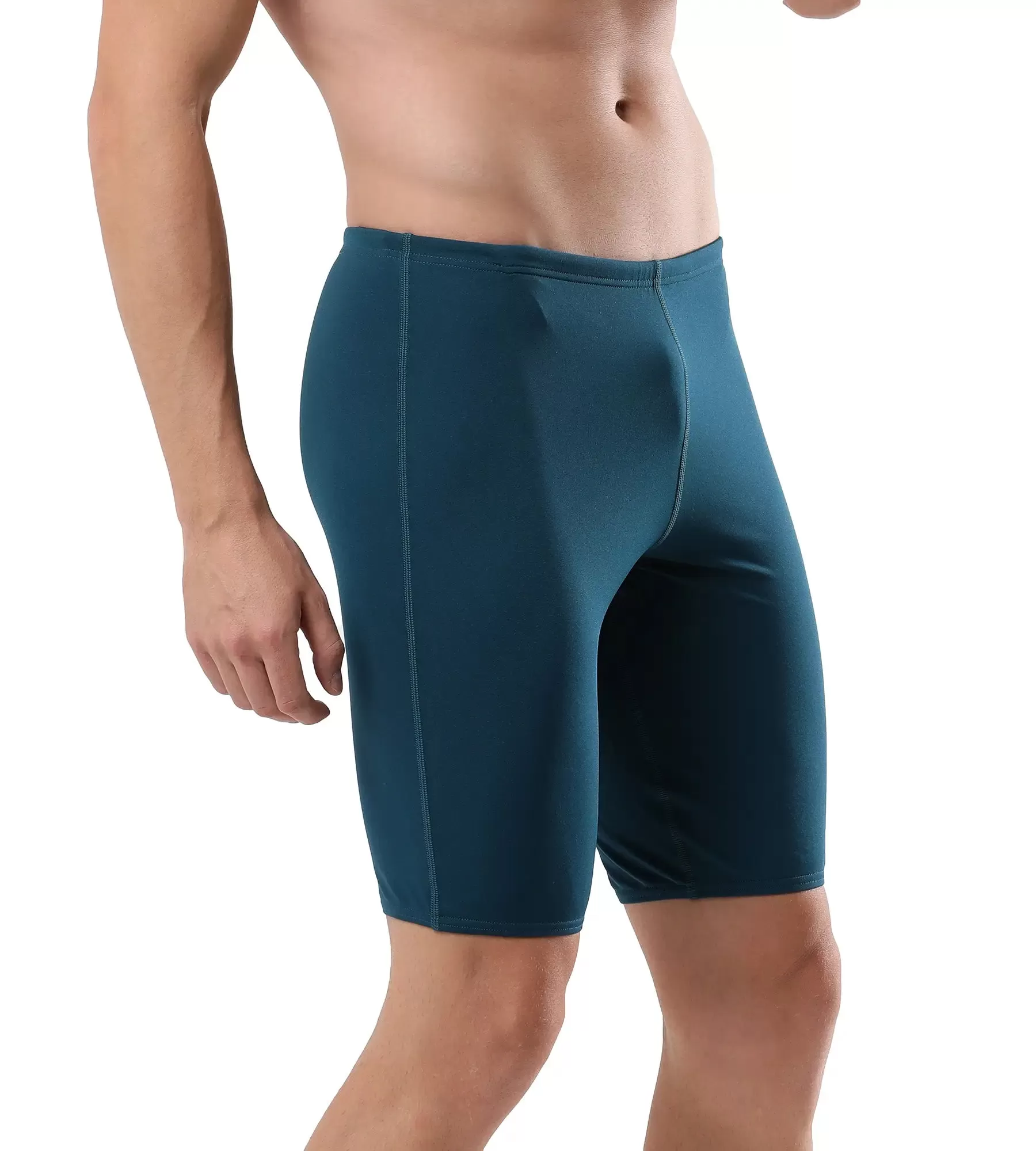 Men's Essential Endurance  Jammer - Darkteal & White