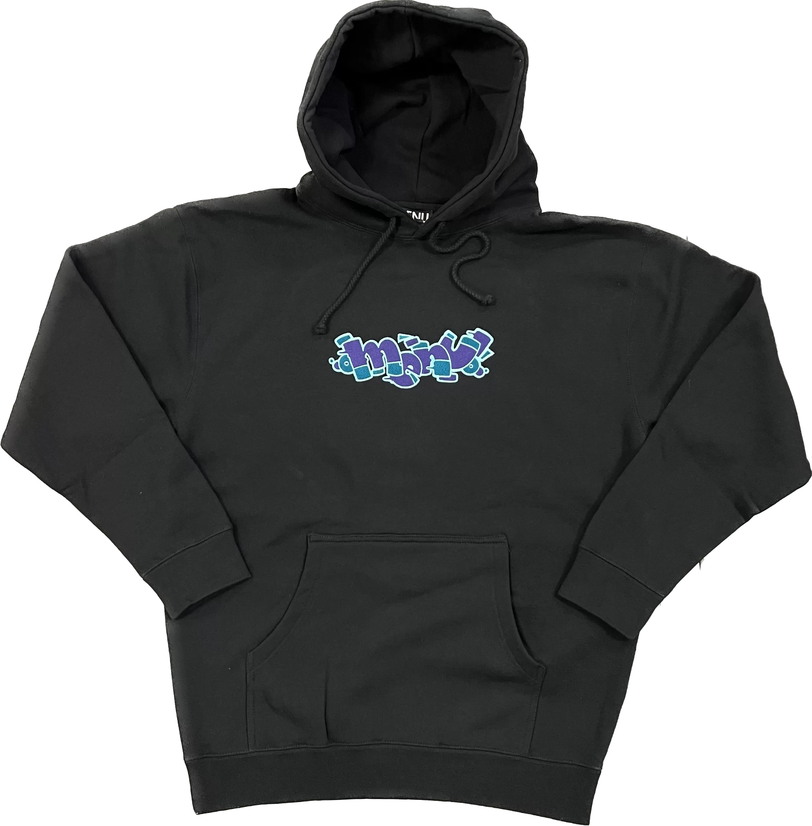 Menu Smurc Embroidered Hoody - Black