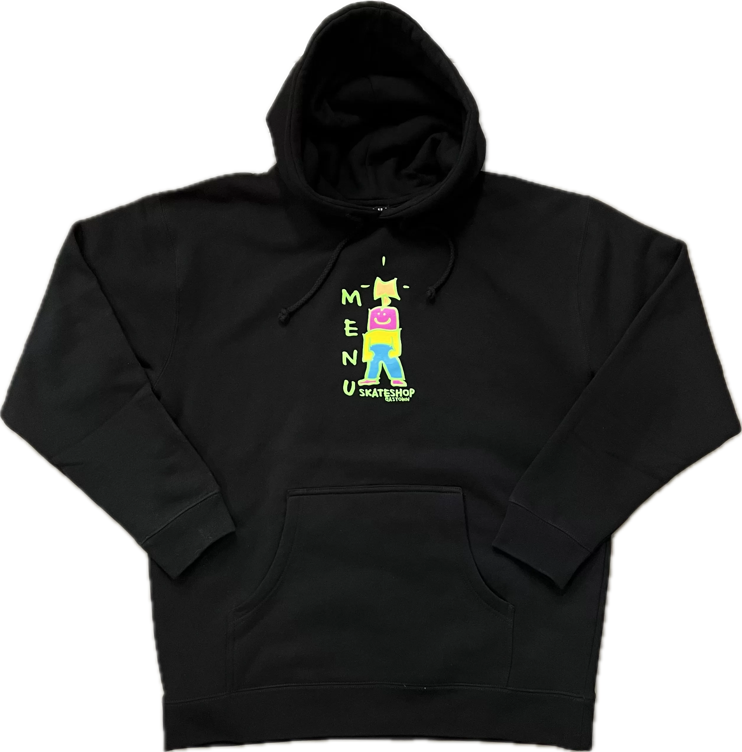 Menu X Gonz Hoody - Black/Neon