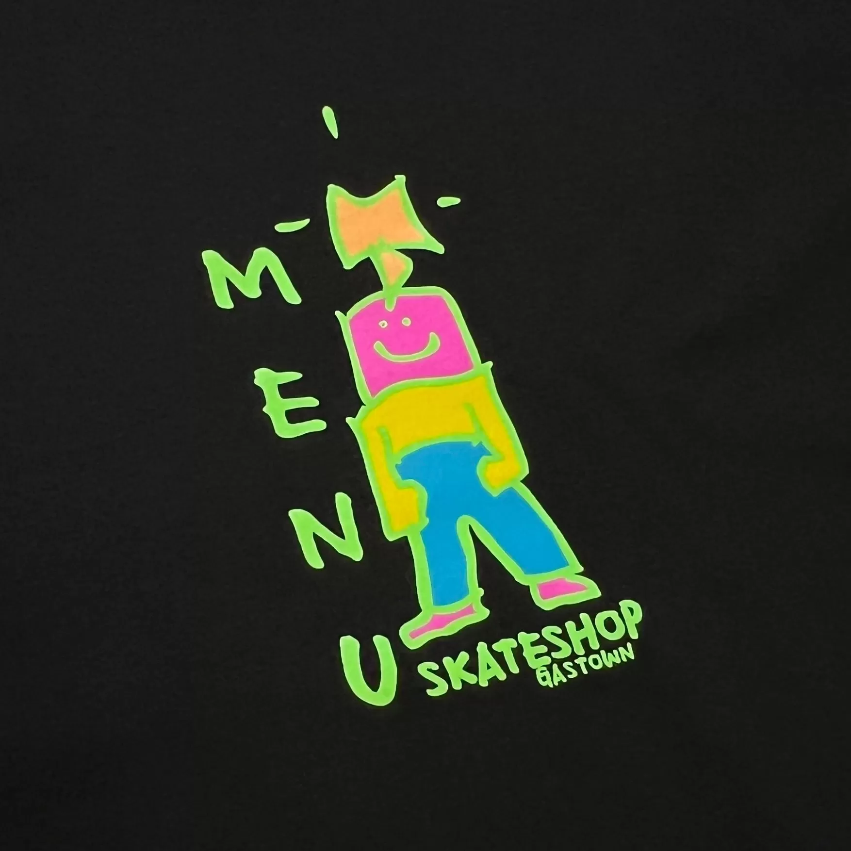 Menu X Gonz Hoody - Black/Neon