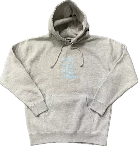 Menu X Gonz Hoody - Heather Grey/Lt. Blue